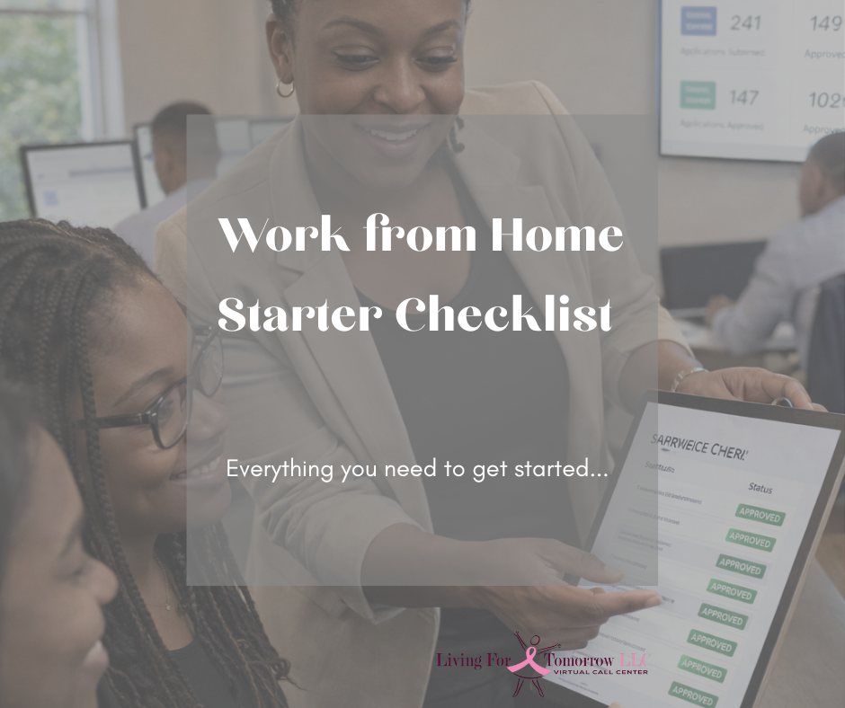 Work from Home Starter Checklist