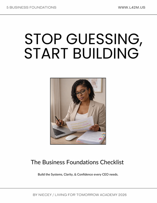 5 Business Foundations Checklist & Action Plan