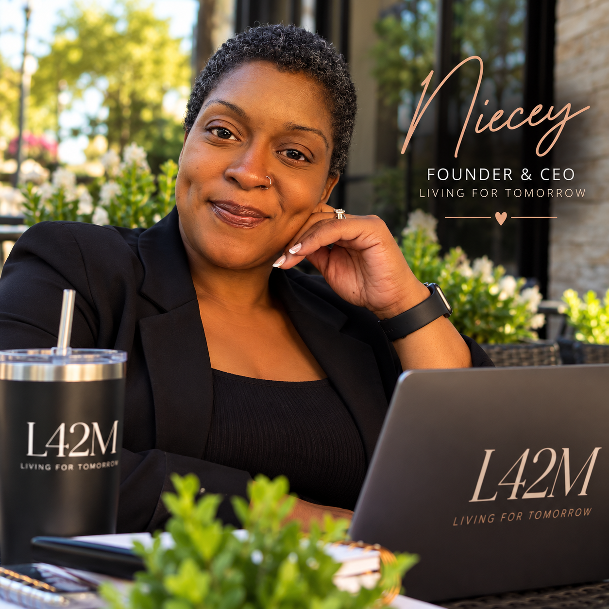 Sharniece Cheri, founder of Living for Tomorrow Academy
